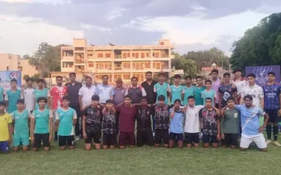 Hisar News: рдПрдЪрд╡рд╛рдИрд╕реА рдЬрд╛рдЯ рдХреЙрд▓реЗрдЬ рдЯреАрдо рдиреЗ рдЬреАрддрд╛ рдлреБрдЯрдмрд╛рд▓ рдореИрдЪ 2026